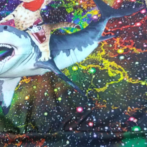 PULL OVER HOODIE CAT ALL OVER GRAPHICS ADULT 2XL - Picture 13 of 13